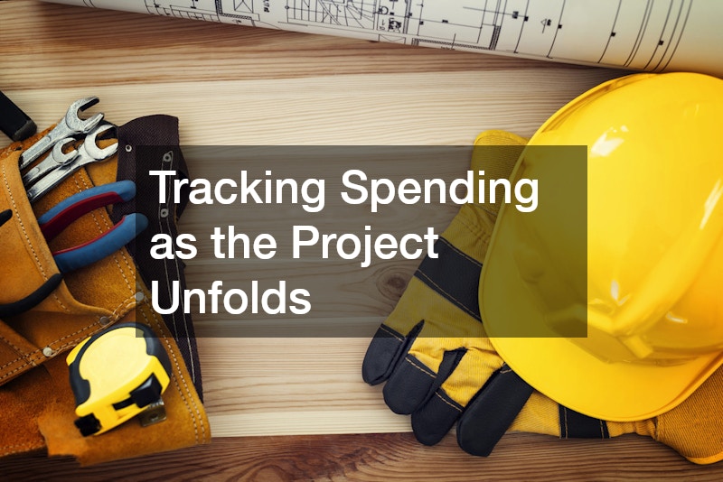 Tracking Spending as the Project Unfolds