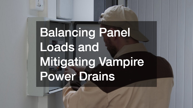 Balancing Panel Loads and Mitigating Vampire Power Drains