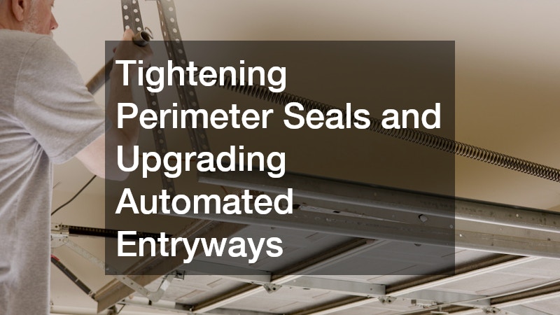 Tightening Perimeter Seals and Upgrading Automated Entryways