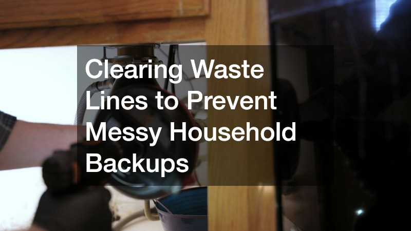 Clearing Waste Lines to Prevent Messy Household Backups