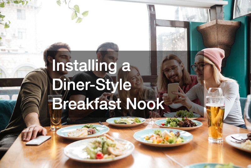 Installing a Diner-Style Breakfast Nook