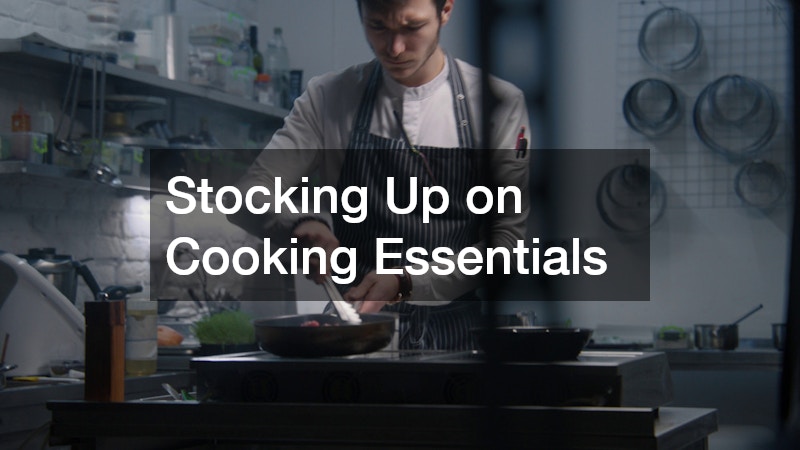 Stocking Up on Cooking Essentials