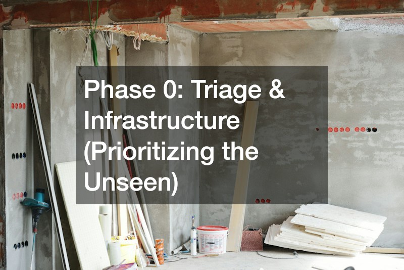 Phase 0: Triage & Infrastructure (Prioritizing the Unseen)