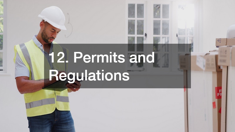 12. Permits and Regulations