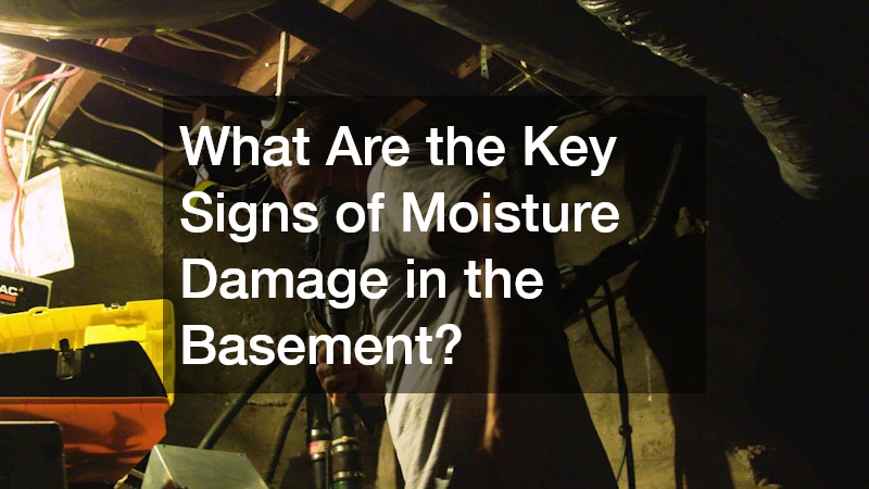 What Are the Key Signs of Moisture Damage in the Basement?
