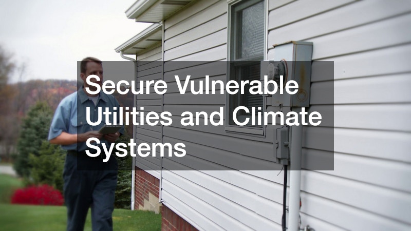 Secure Vulnerable Utilities and Climate Systems