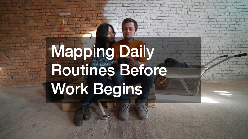 Mapping Daily Routines Before Work Begins