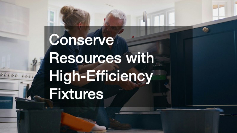 Conserve Resources with High-Efficiency Fixtures