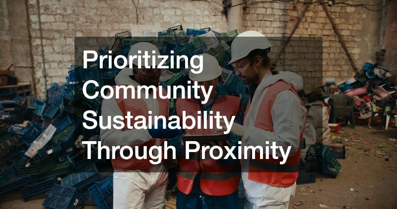 Prioritizing Community Sustainability Through Proximity