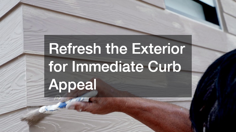 Refresh the Exterior for Immediate Curb Appeal