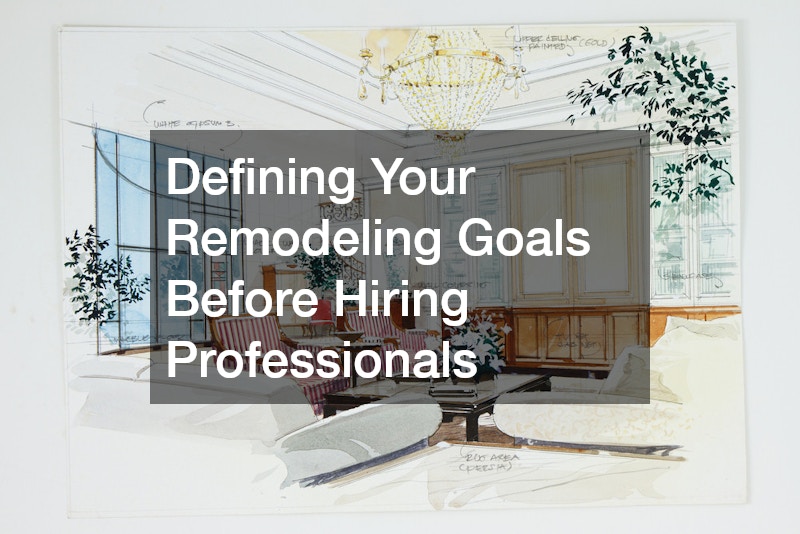 Defining Your Remodeling Goals Before Hiring Professionals