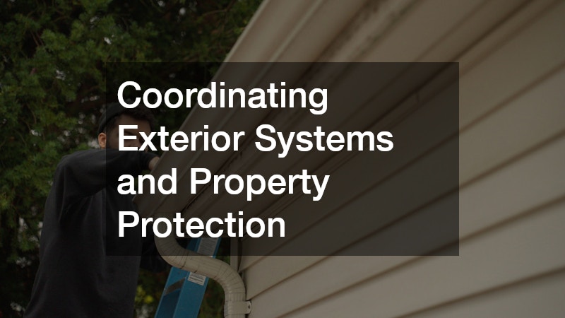 Coordinating Exterior Systems and Property Protection
