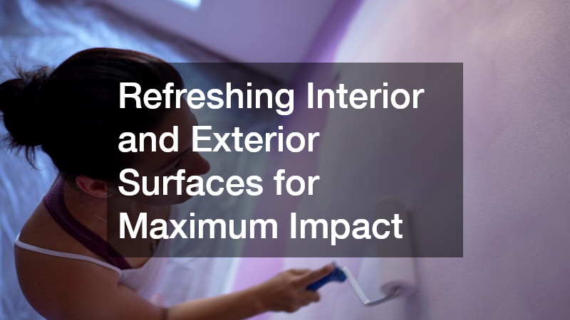 Refreshing Interior and Exterior Surfaces for Maximum Impact