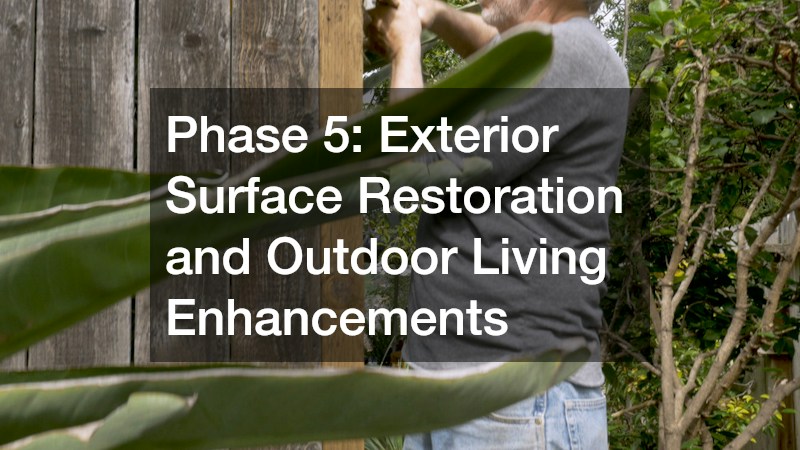 Phase 5: Exterior Surface Restoration and Outdoor Living Enhancements