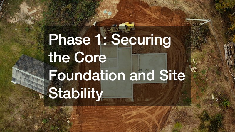 Phase 1: Securing the Core Foundation and Site Stability