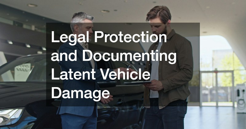 Legal Protection and Documenting Latent Vehicle Damage