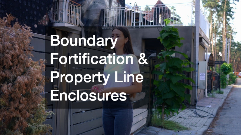 Boundary Fortification & Property Line Enclosures