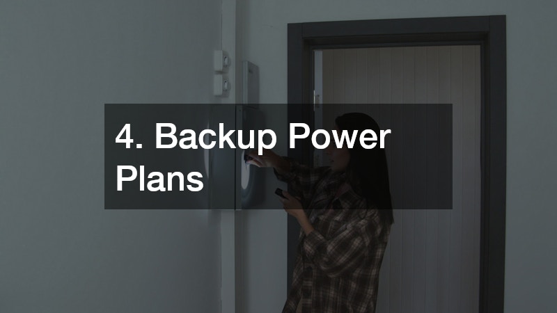 4. Backup Power Plans