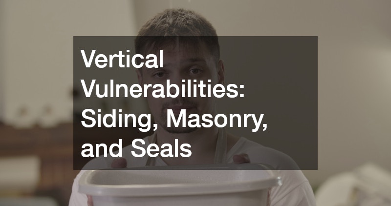 Vertical Vulnerabilities: Siding, Masonry, and Seals