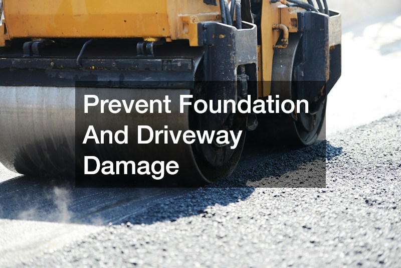 Prevent Foundation And Driveway Damage
