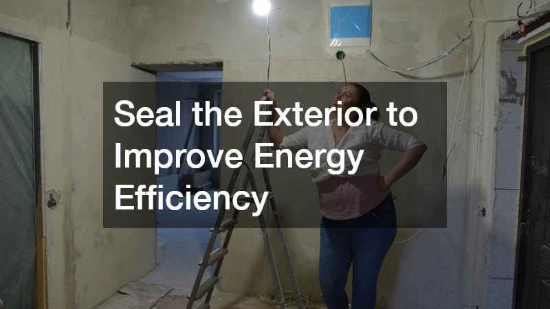 Seal the Exterior to Improve Energy Efficiency