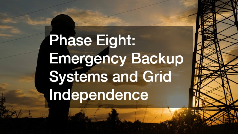 Phase Eight: Emergency Backup Systems and Grid Independence