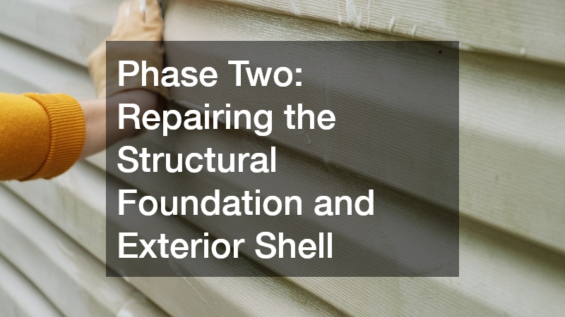 Phase Two: Repairing the Structural Foundation and Exterior Shell