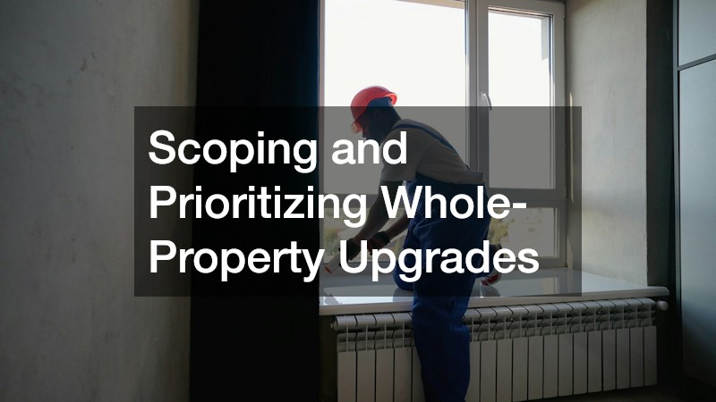Scoping and Prioritizing Whole-Property Upgrades