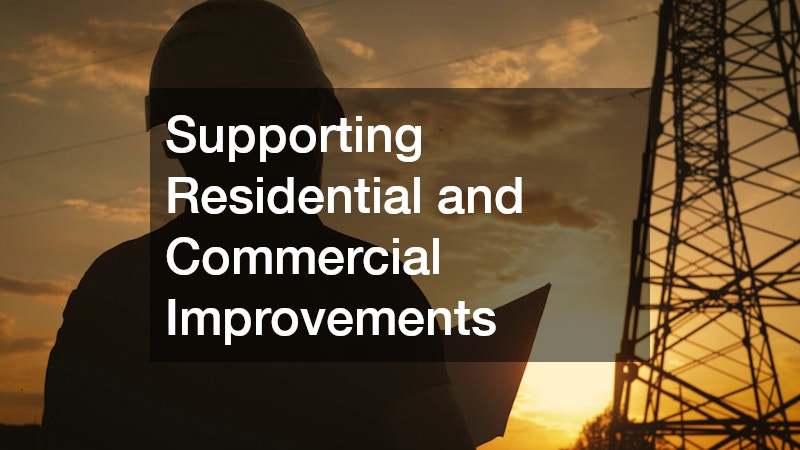 Supporting Residential and Commercial Improvements