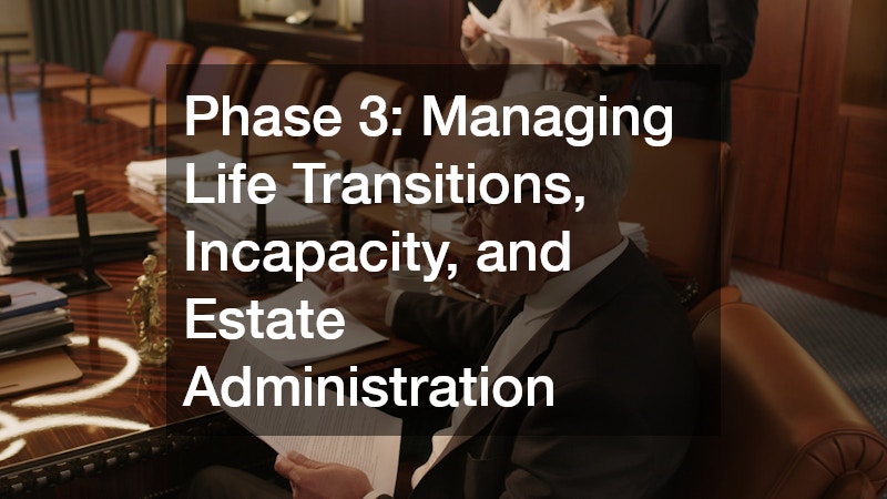 Phase 3: Managing Life Transitions, Incapacity, and Estate Administration