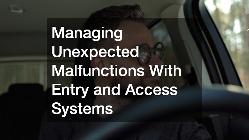 Managing Unexpected Malfunctions With Entry and Access Systems