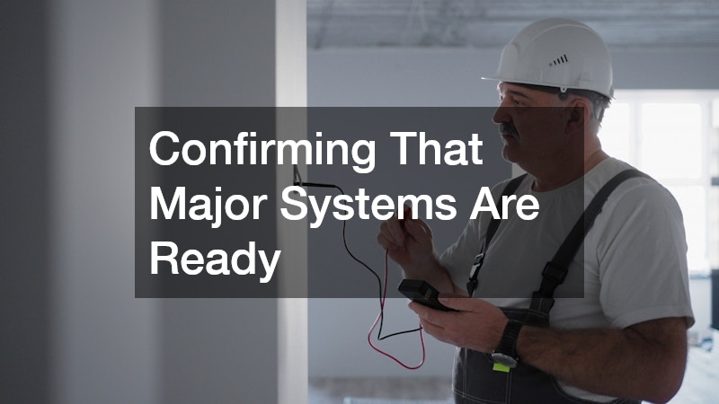 Confirming That Major Systems Are Ready