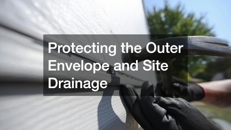 Protecting the Outer Envelope and Site Drainage