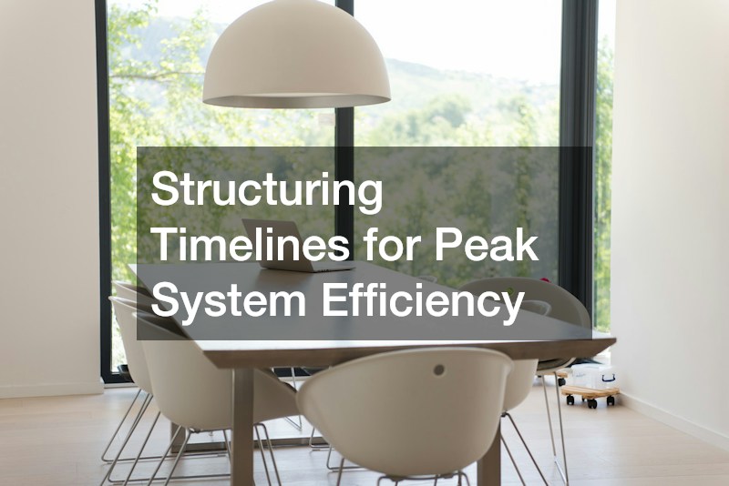 Structuring Timelines for Peak System Efficiency
