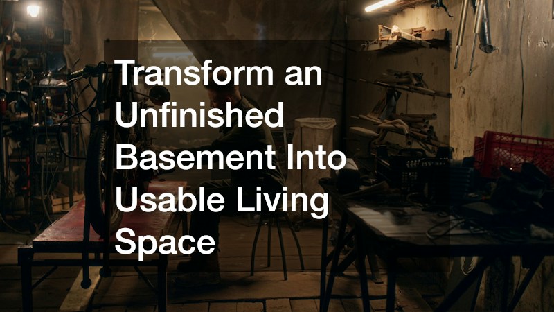 Transform an Unfinished Basement Into Usable Living Space