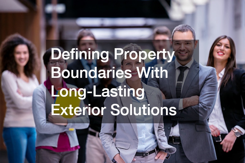 Defining Property Boundaries With Long-Lasting Exterior Solutions