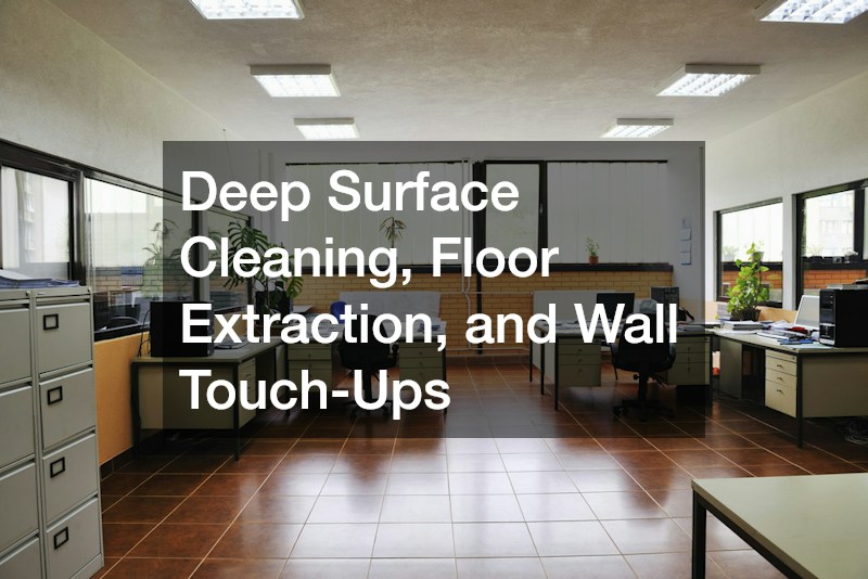 Deep Surface Cleaning, Floor Extraction, and Wall Touch-Ups