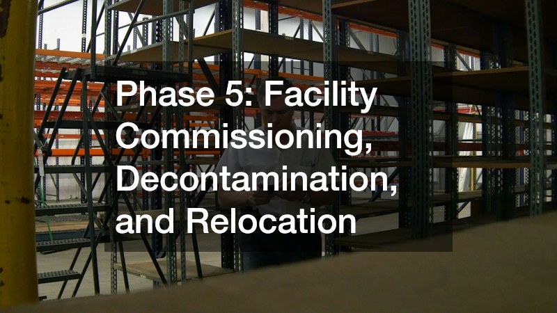 Phase 5: Facility Commissioning, Decontamination, and Relocation