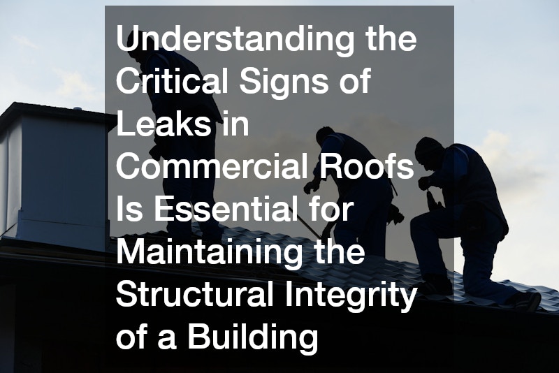 Understanding the Critical Signs of Leaks in Commercial Roofs Is Essential for Maintaining the Structural Integrity of a Building
