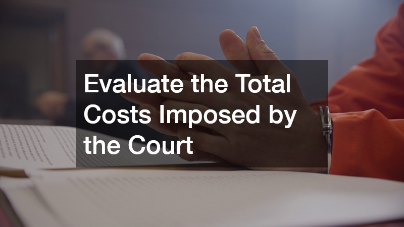 Evaluate the Total Costs Imposed by the Court