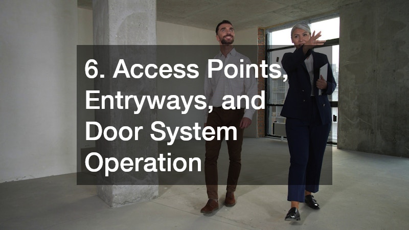 6. Access Points, Entryways, and Door System Operation
