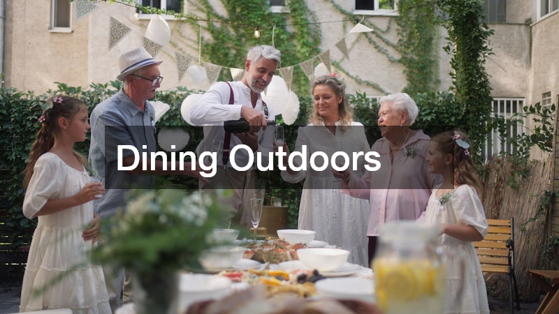 Dining Outdoors