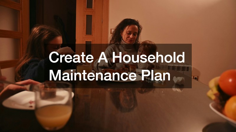 Create A Household Maintenance Plan