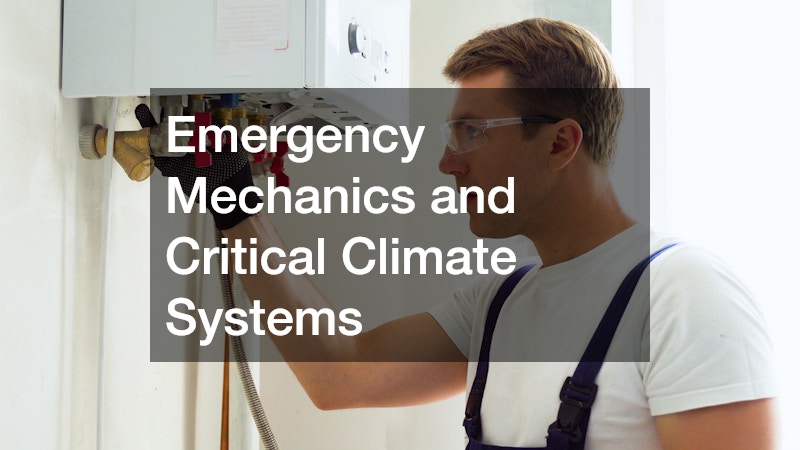 Emergency Mechanics and Critical Climate Systems