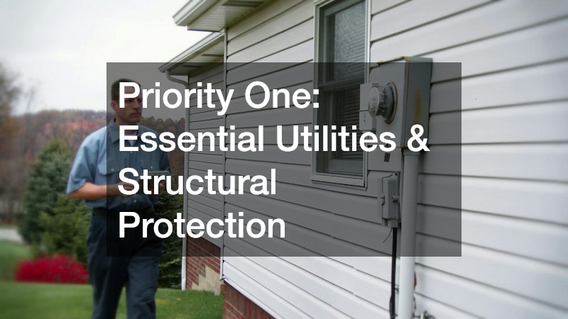 Priority One: Essential Utilities & Structural Protection