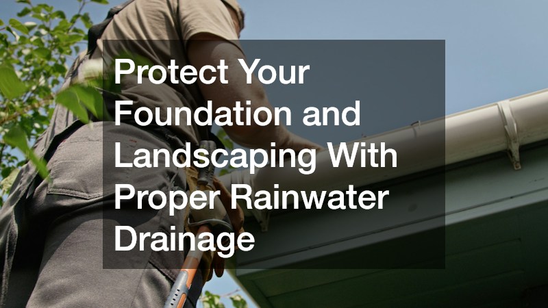 Protect Your Foundation and Landscaping With Proper Rainwater Drainage