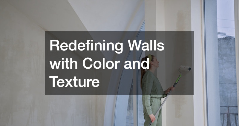 Redefining Walls with Color and Texture