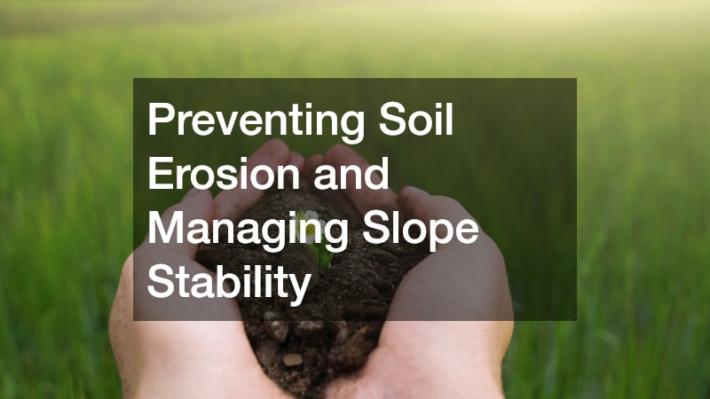 Preventing Soil Erosion and Managing Slope Stability