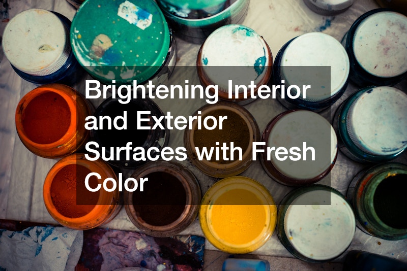 Brightening Interior and Exterior Surfaces with Fresh Color