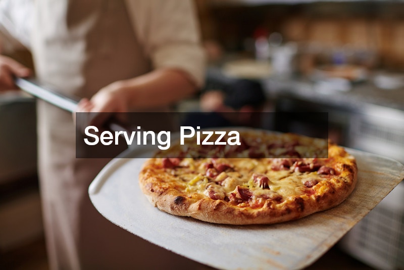 Serving Pizza